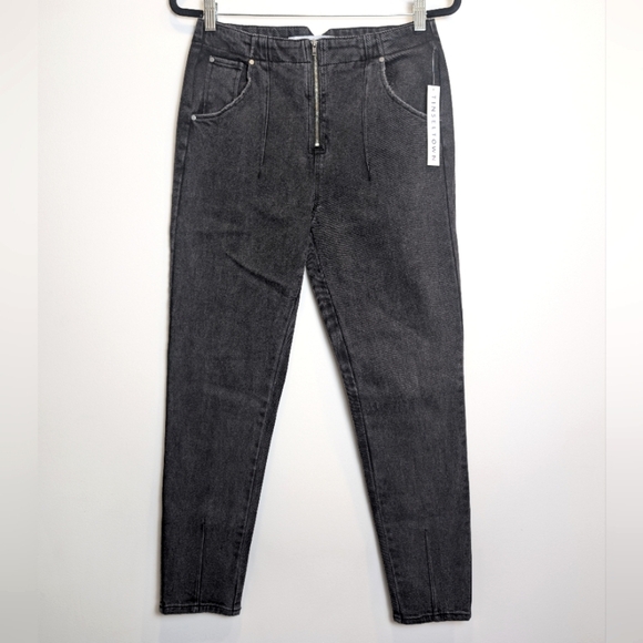 Dark Gray High Rise Skinny Jeans Size 9 - Picture 1 of 6